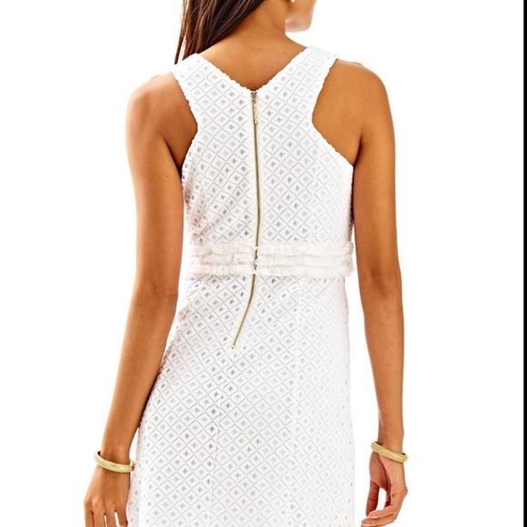 LILLY PULITZER ARDEN SHIFT WHITE SIZE M- BRAND NEW/NEVER WORN - Picture 5 of 6